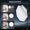 NEEWER 90cm Octagonal Softbox, Bowens Mount, Quick Setup, Foldable, with Diffuser/Grid/Bag, Compatible with Parabolic Softboxes: Aputure 120d, Godox S