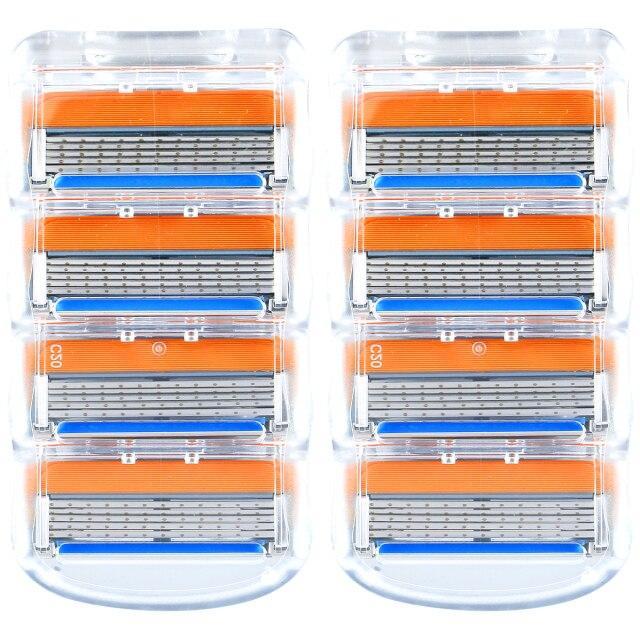 

Новые 8 шт. 5-слойных сменных лезвий для бритвы Proglide Power из нержавеющей стали