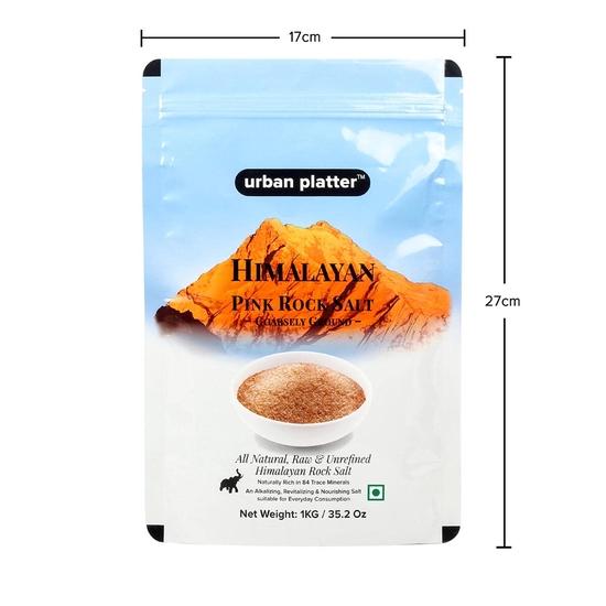 Urban Platter Poudre de sel gemme rose de l'Himalaya, 1 kg