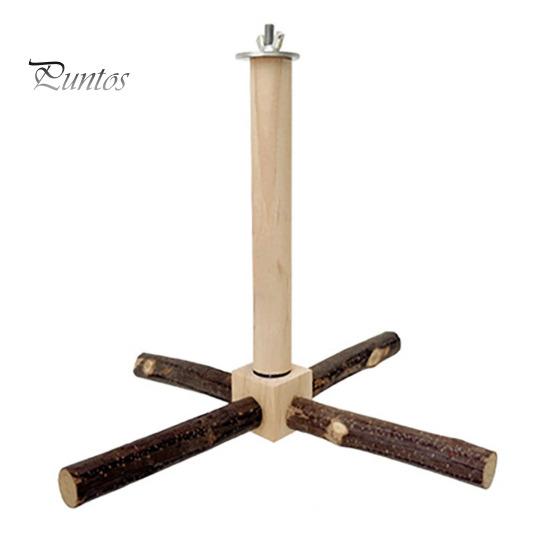 

Вращающаяся игрушка-жердочка для попугая с жевательной игрушкой Подставка для жердочки из натурального дерева Аксессуар для клетки для попугаев Кореллы Неразлучники Конуры Зяблики Волнистые попугайчики A