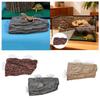 Floating Turtle Pier Resin Resting Terrace with Suction Cups Reptile Aquarium Decor for Turtles Lizards Land Tortoises Habitat