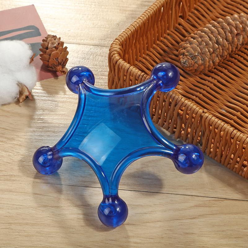 Hand Held Massagers Tools, Back Deep Tissue, 5-Ball Acupressure Gentle Self Massager Trigger Pressure Point Massage Tools