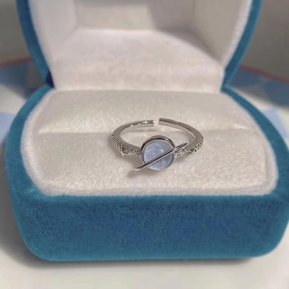 Ring Does Not Fade Niche Design Ins Opening Female High-end Sense Retro Cold Pearl Shell Versatile Irregular
