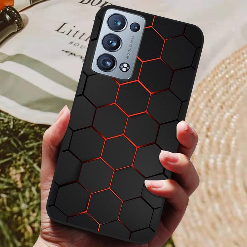 Für Oppo Reno 6 Pro 5G CPH2247 Hülle Silikon Rückseite Handyhülle Für Oppo Reno 6 Pro 5G CPH2249 Hüllen Reno6 Pro Weiche Stoßstange