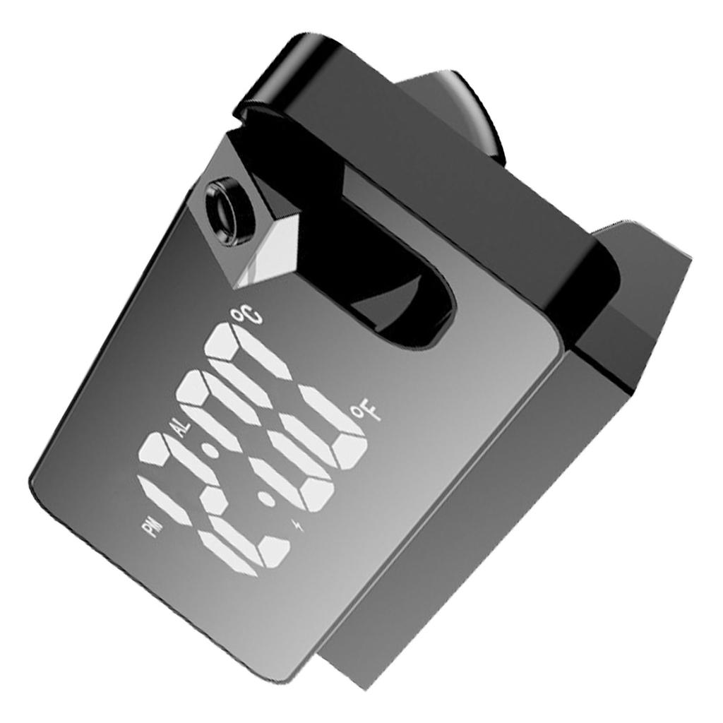 Projektionswecker 360 Grad Flexibel Einstellbar Kreativer LED Spiegel Digitaluhr mit