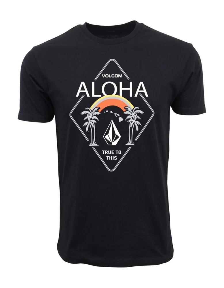 Volcoms Unisexs Premium True To This Hawaii T Shirt S