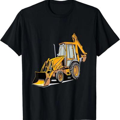 Backhoe Excavator Construction Vehicle Heavy Equipment T-Shirt