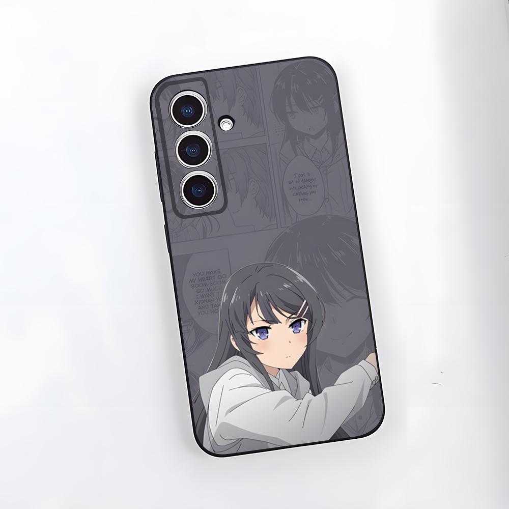 

M-Mai Sakurajima Phone Case For Samsung A25 A13 A33 5G A54 A36 A35 A56 A52 A14 Shockproof Soft Cover Samsung A54