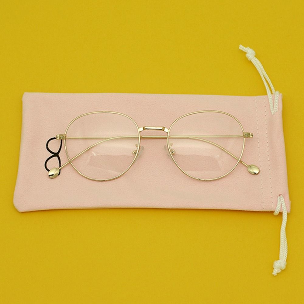 Microfiber Glasses Cloth Storage Bag Dustproof Myopia Glasses Case Eyewear Protector  Men Women