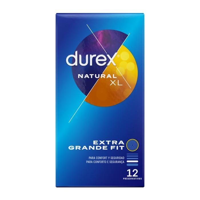 Durex Natural XL Condoms - Box of 12 Condoms
