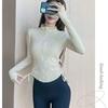 Women's Spring Slim Fit Quick-Dry Yoga Running Zipper Cardigan Long Sleeve Sunscreen Jacket