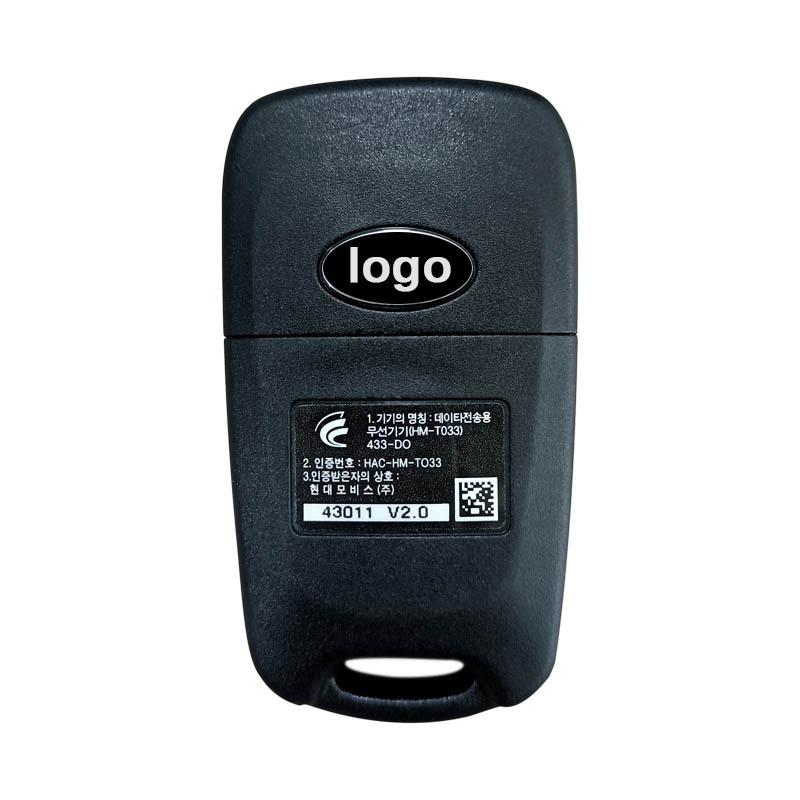 CN051146 OEM 95430-1M250 For Kia Cerato 2010+ Flip Remote 3 Buttons FCC RKE-4F04 433MHz NO CHIP