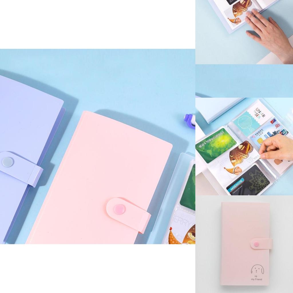 Geräumige 240 Taschen Fotokarten-Sammelalbumhüllen, entworfen für Visitenkarten und Fotos