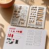 Precision Stainless Steel Drawing Ruler Geometric Shapes Stencil Rulers  DIY Paper Craft