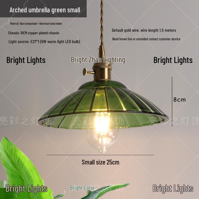 Nordic Minimalist Glass Lotus Leaf Pendant Light for Entryway, Balcony, or Bedside.