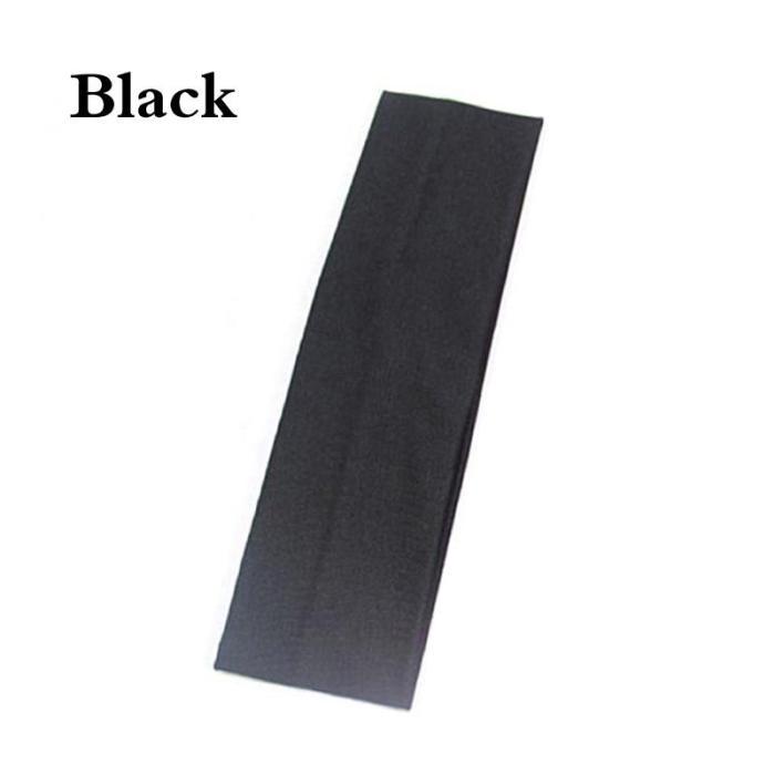 2PC Sweat Absorb Soft Wide Cotton Elastic Headband Running Yoga Stretch Hairbands Women Colorful Sports Headband
