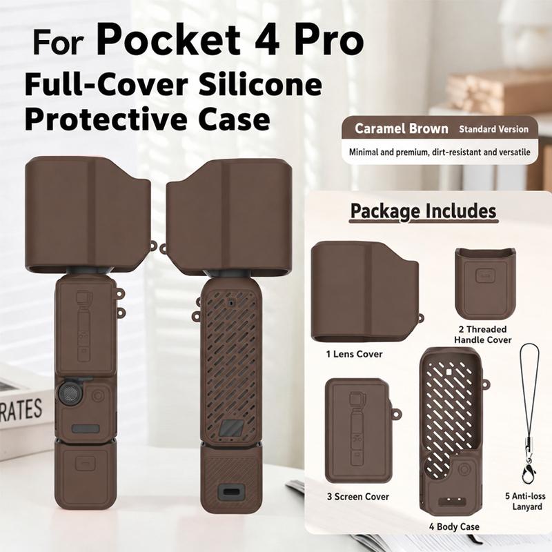 Silicone Protective Case for DJI Osmo Pocket 1P Comprehensive Protection Silicone Cover for DJI Pocket 1Pro Camera Accessories