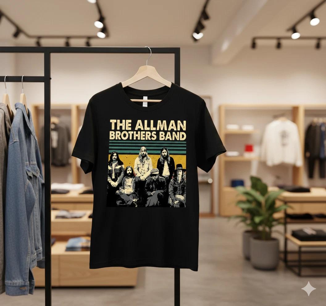 

Unisex Adult Vintage Music The Allman Brothers Band Vintage Photo G... XXL