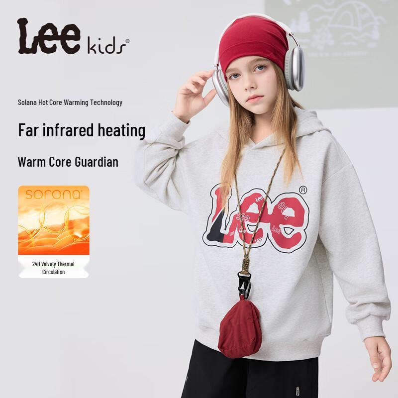 LeeKids Sorona Warm Vintage Print Hoodie 150