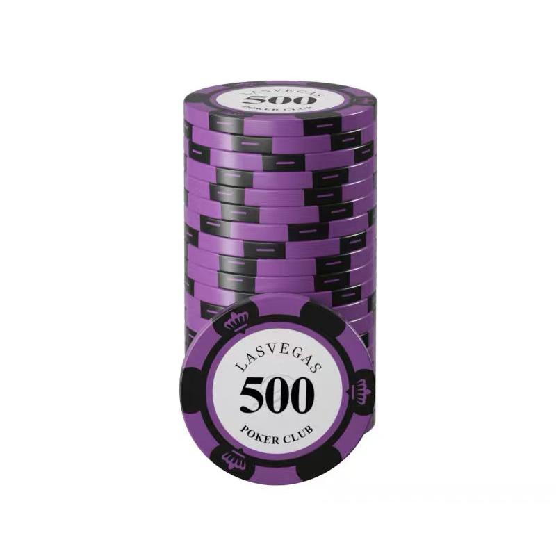 Texas Hold'Em Chip Coin Baccarat Plastic Card Chess Room Special Token Money Chip Cards Used For Playing Mahjong