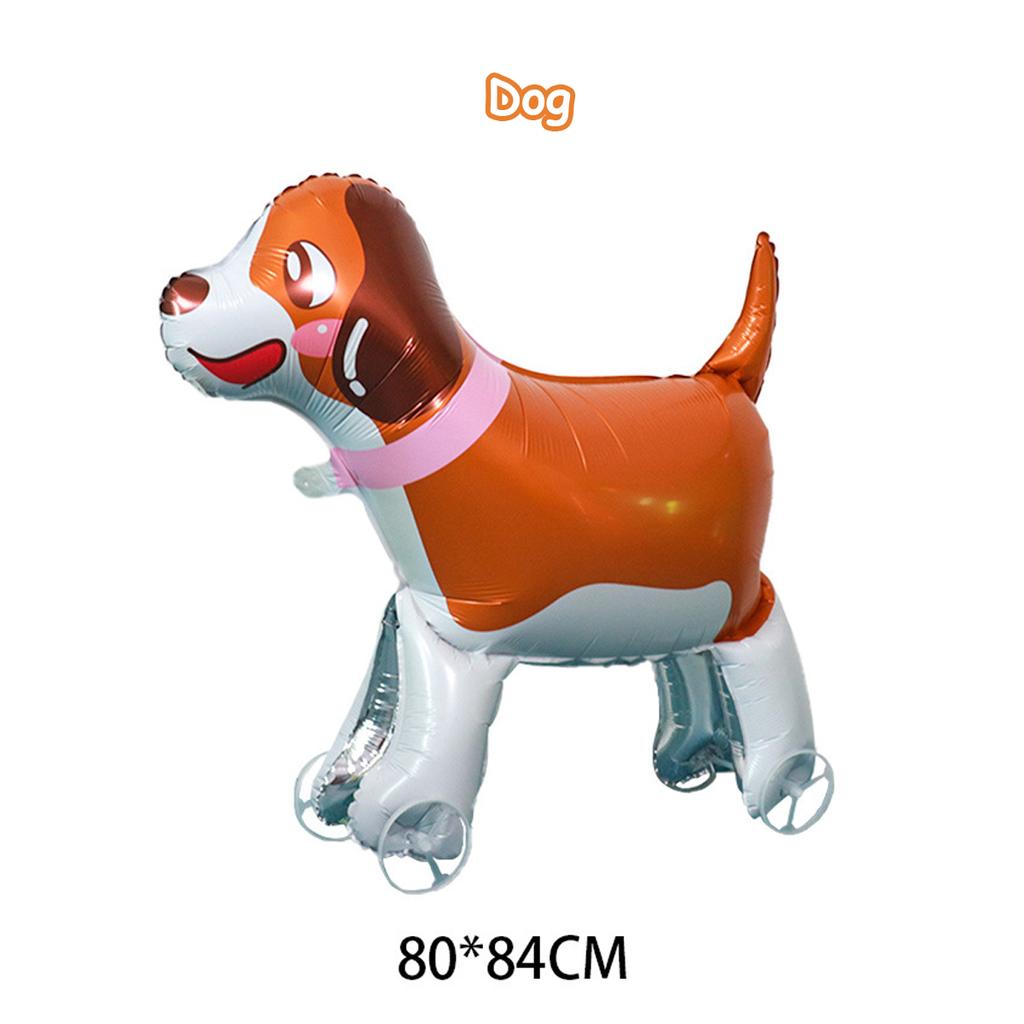 Uroczy balon 4D w kształcie zwierzątka z kółkami, montaż balonów w kształcie zwierząt, imprezy ze zwierzętami, urodziny, baby shower, dekoracje zabawek