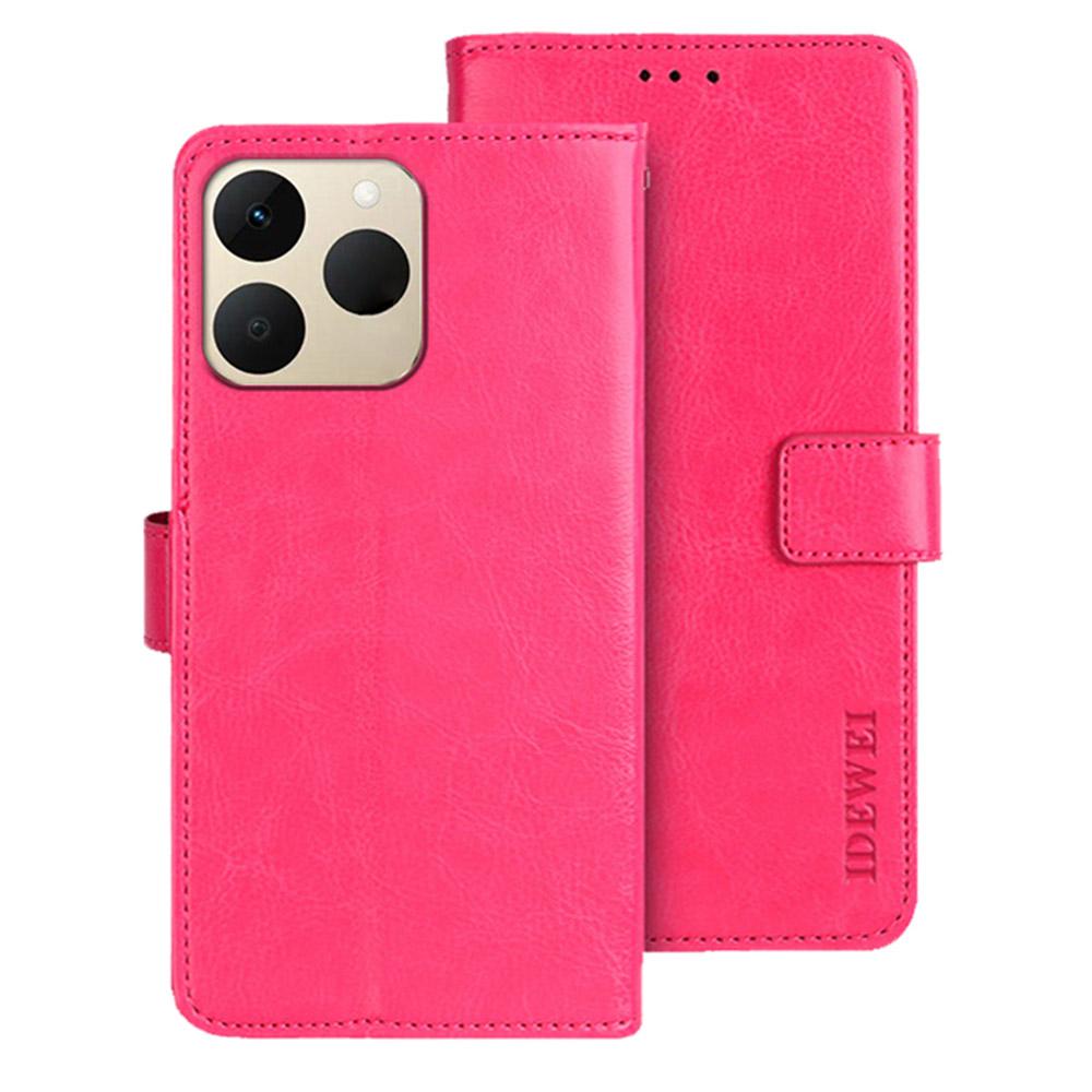 IDEWEI Чехол-подставка для Realme 15T 5G из кожи с текстурой Crazy Horse