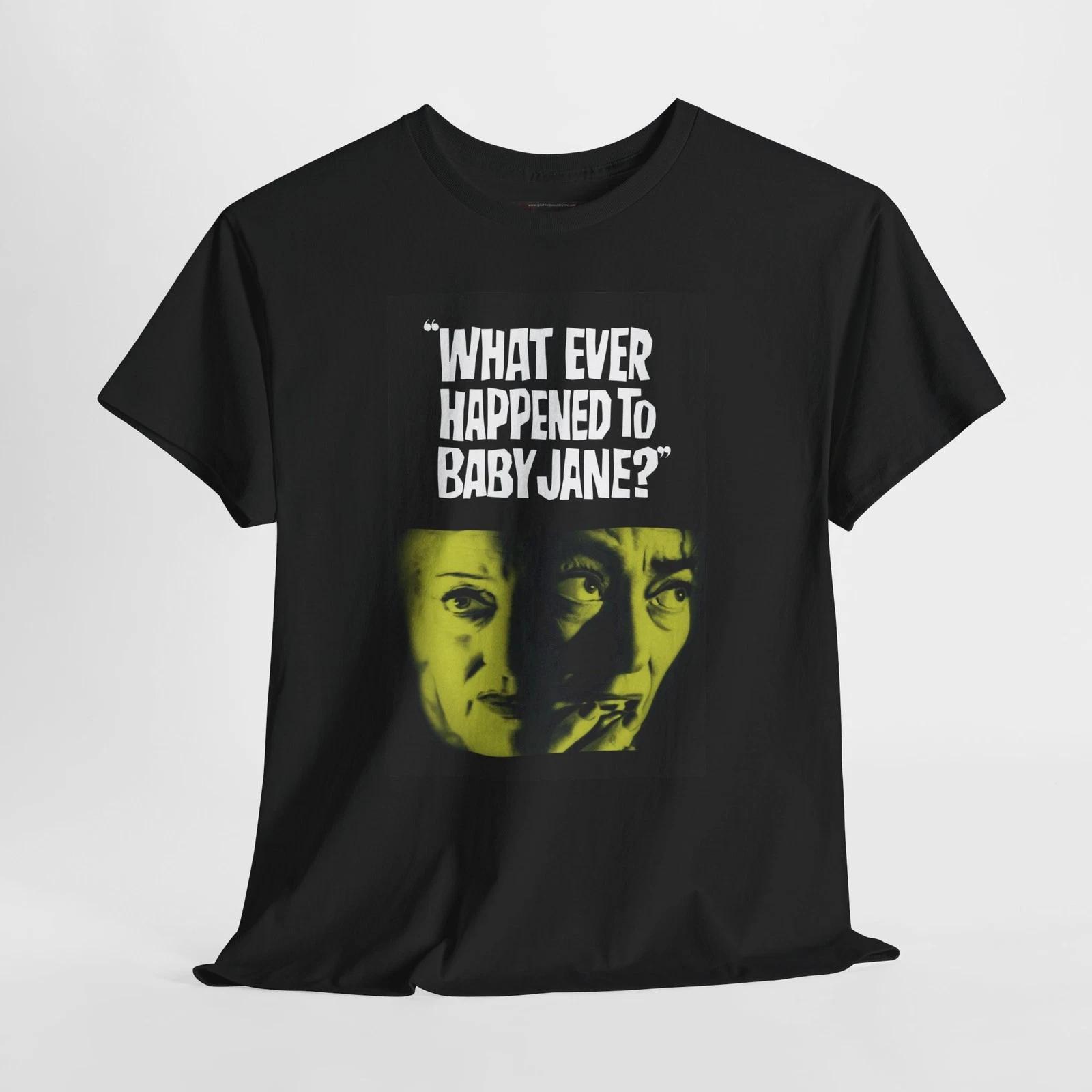 Whatever Happened to Baby Jane 1962 Movie Poster Horror Unisex Graphic T-Shirt S