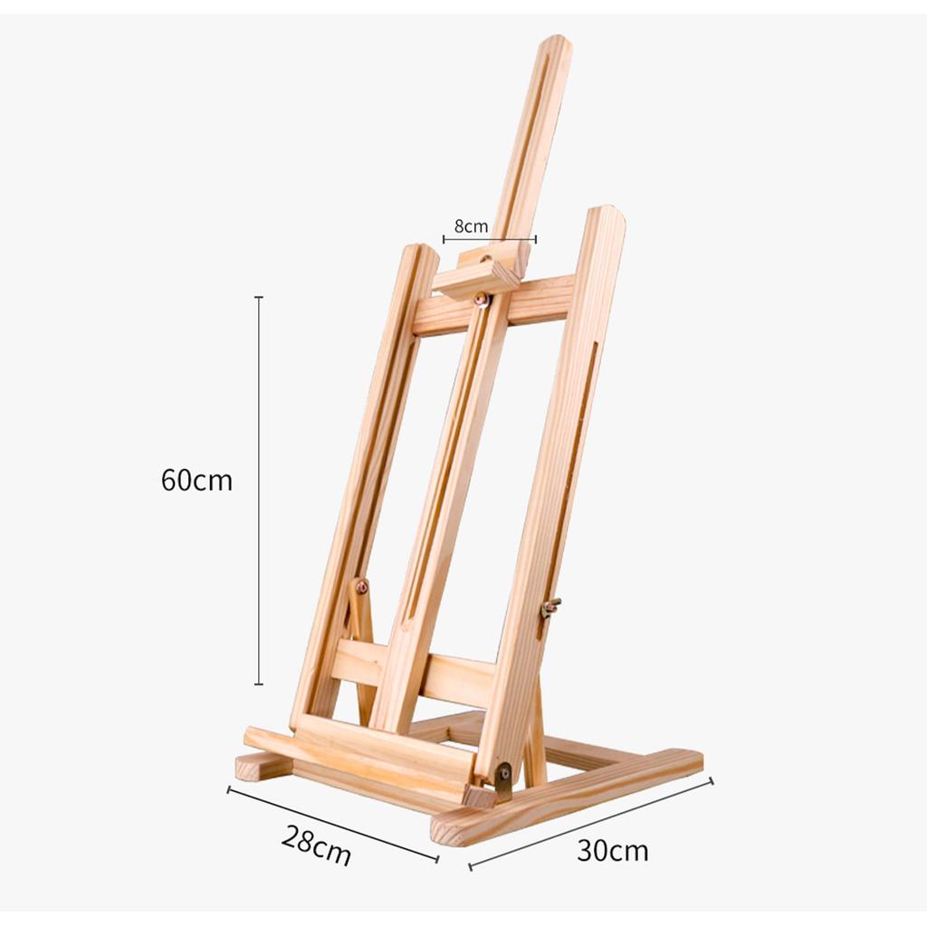 Wooden Foldable Desktop Easel for Kids - Tabletop Art Stand