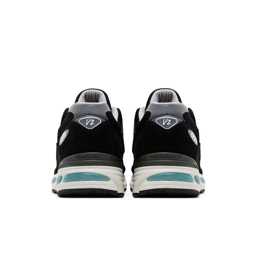 New Balance 991v2 Made in England 'Black' (Unisex) Black / Grey Casual Shoes U991BK2