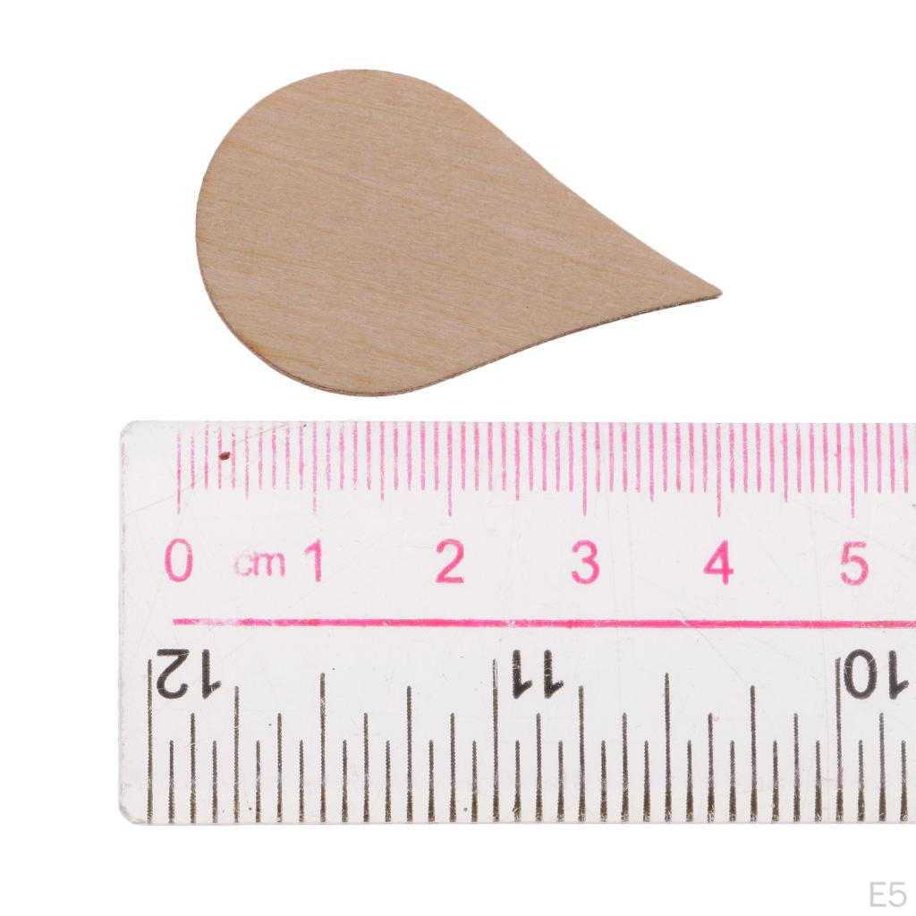 Wood Cutouts, Unfinished Wooden Ornaments for Decoration,