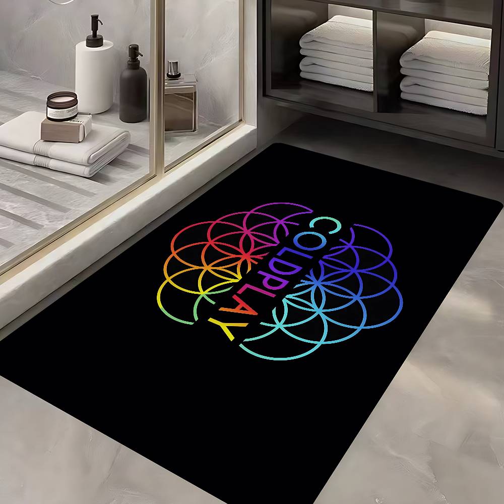 Classic Pop Rock Band C-Coldplay Kitchen Mat Cheaper Anti-slip Modern Living Room Balcony Printed Modern Home Decor
