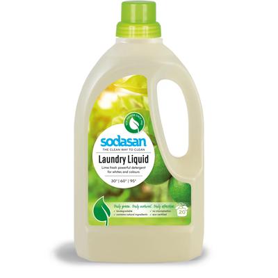 Detergente líquido orgânico Universal / Bright&White para lavar peças brancas e coloridas com efeito de preservação de cores brilhantes e peças brancas 1,5 l