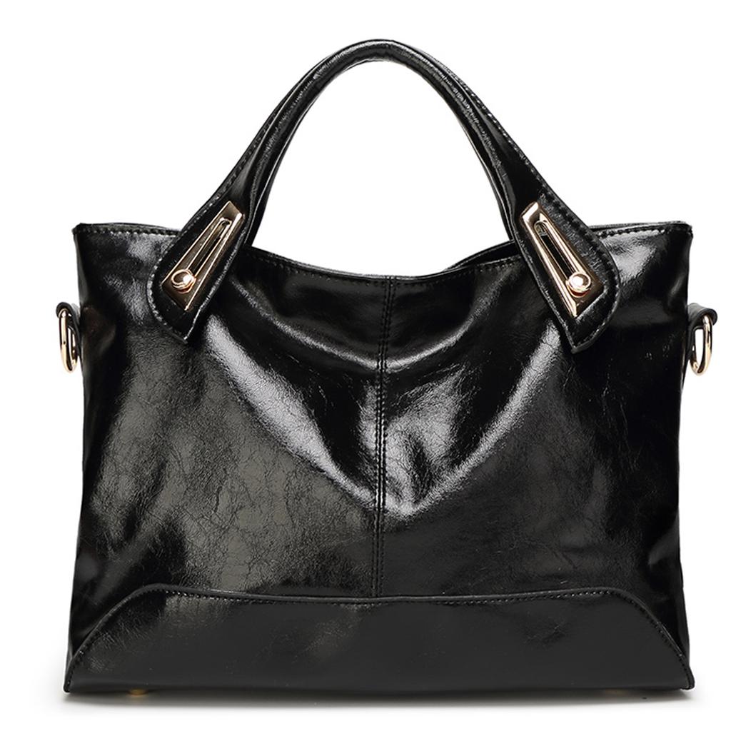 Large Capacity Wax Oil Leather Bag Retro Style Commuter Shoulder Bag Messenger Bag Premium Durable Quality Useful