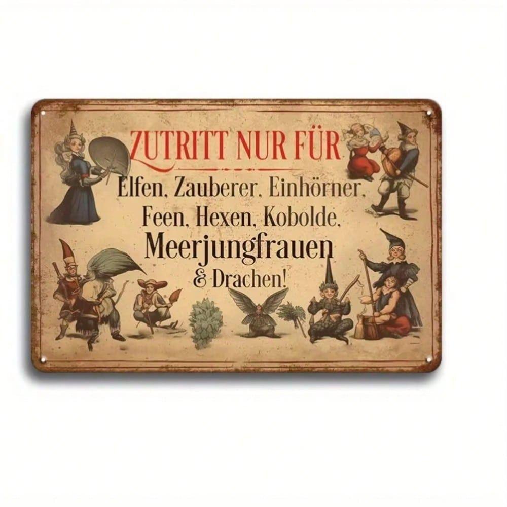 20x30cm Metal Tin Sign Retro Wall Art Home Decor