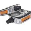 Retro Aluminum Alloy Bicycle Pedals Safety Reflective Strips Bike Pedals Durable Non-Slip Road Bike Pedals Outdoor Sports