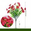 Pequeño Ramo Artificial y de Rosas con Flores de Seda y Plástico para Decoración del Hogar