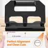 AFMAT HPX1 Heavy Duty 3 Hole Punch, 3 Hole Puncher for Binder, 40-Sheet Three Hole Punch w/ 10000+ Uses, Metal Hole Puncher 3 Ring, 50% Reduced