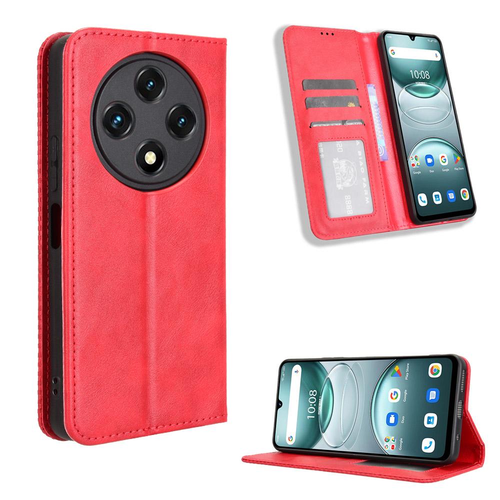 Flip-Cover für Umidigi G100 / Umidig G100A PU-Leder Rundumschutz Robuste Retro-Telefonhülle