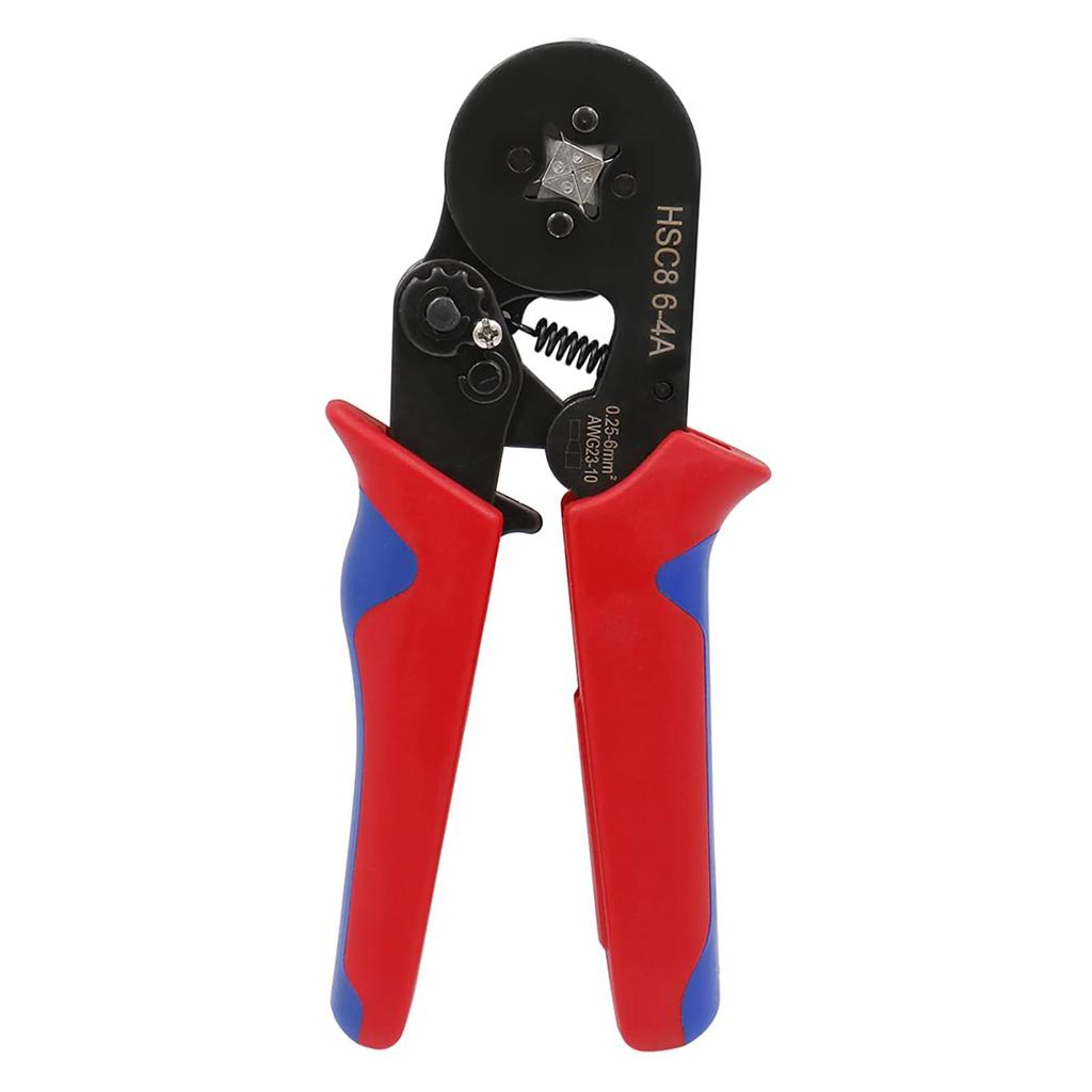 Crimping Tool HSC8 6-4 0.25-10mm² for Ferrule Tubular Terminals 23-7AWG Ferrule Crimping Clamp Set Wire Head Electrician Tools
