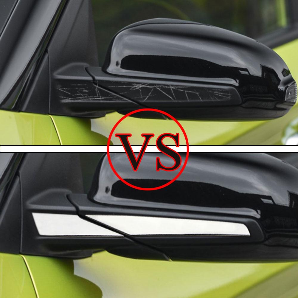 For Hyundai Kona Kauai Encino 2018 - 2025 Rearview Mirror Sticker Side Mirror Anti-Scratch Cover Trim Sticker Accessories