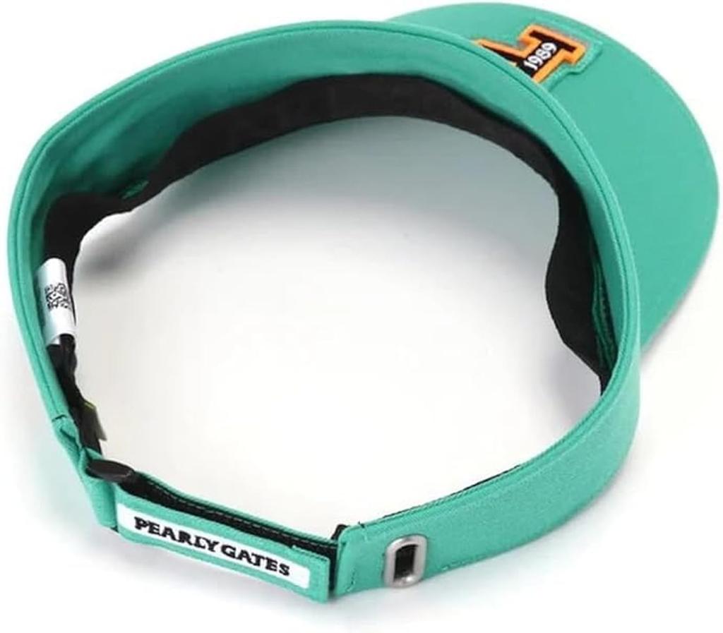 PEARLY GATES Unisex Sun Visor (Recycled Twill, Adjustable Size) / Golf Hat / 053-5187202 140_Mint Green FR