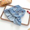 Denim Princess Female Pet Dress Harness Vest Dog And Cat Autumn Costume Outfit XS XL Puppy Animal Small Breeds One Piece Apparel