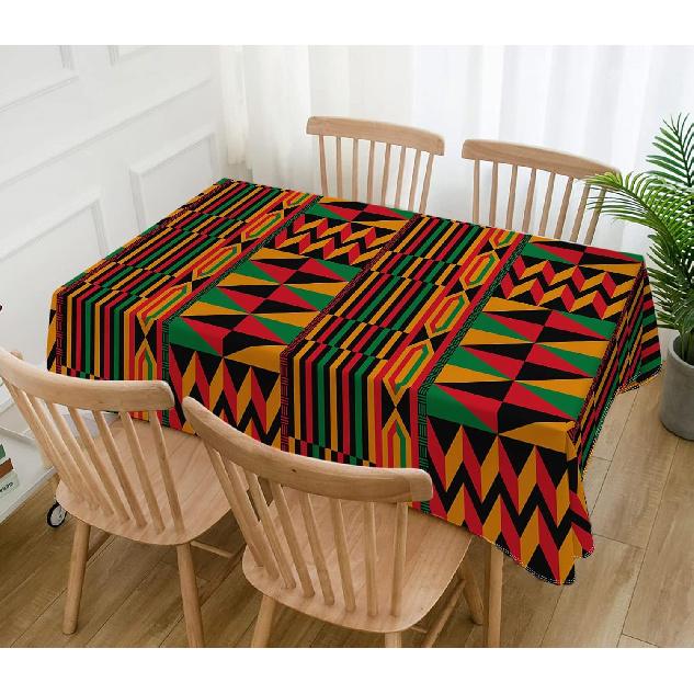 Hafangry Black History Month n Print Tablecloth Juneteenth Kwanzaa Heritage Holiday Celebration Party Decoration Rectangular Kitchen Dining Room Home