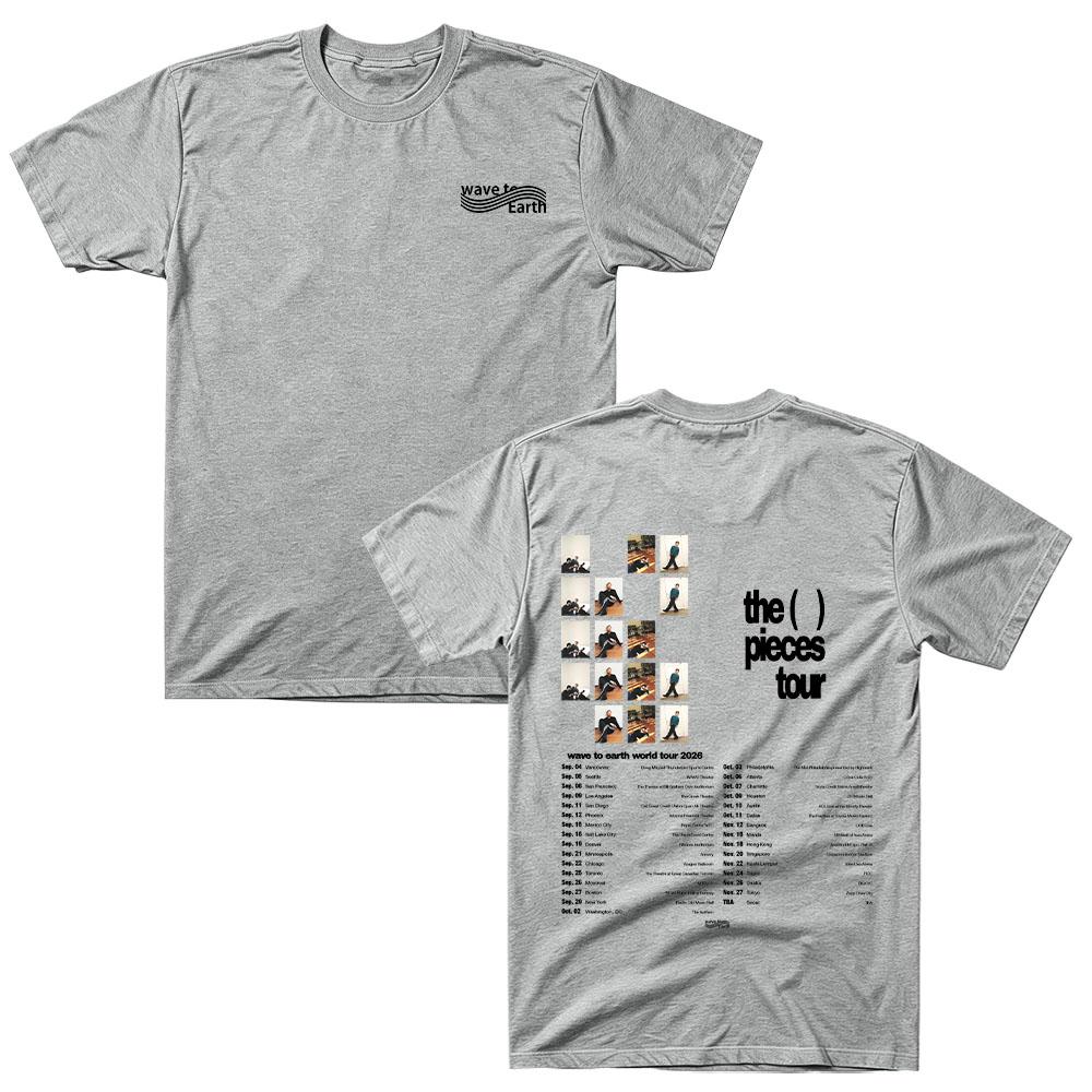 The Pieces Tour Merch T Shirts Wave To Earth Fashion 2026 Tee Men Women Harajuku T-shirts Cotton Short Sleeve Top