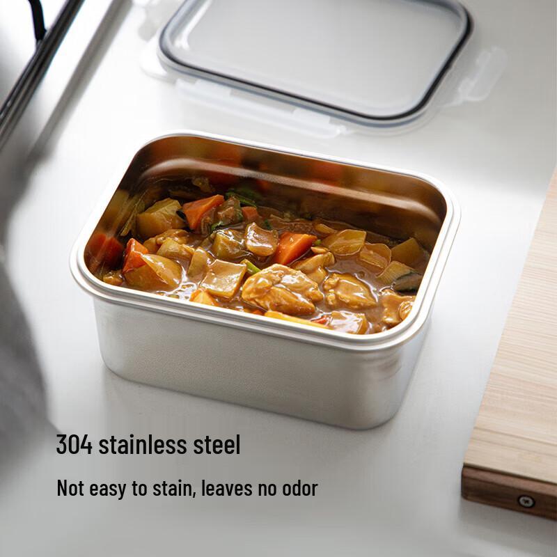 NIVORCE 304 Stainless Steel Food Storage Container