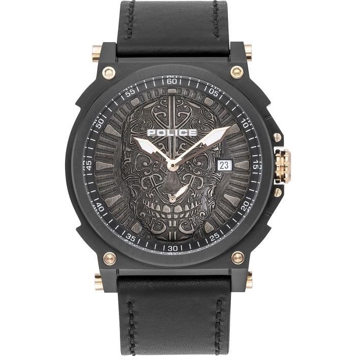 Montre - Police - PL15728JSB.02 - Cuir - Noir - Quartz