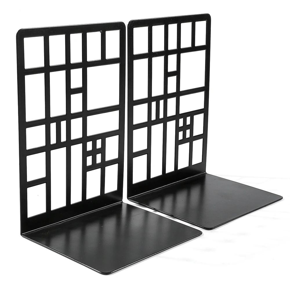 2Pcs Decorative Bookends for Shelves Heavy Duty Book Holder High Quality Book Divider  Office Home