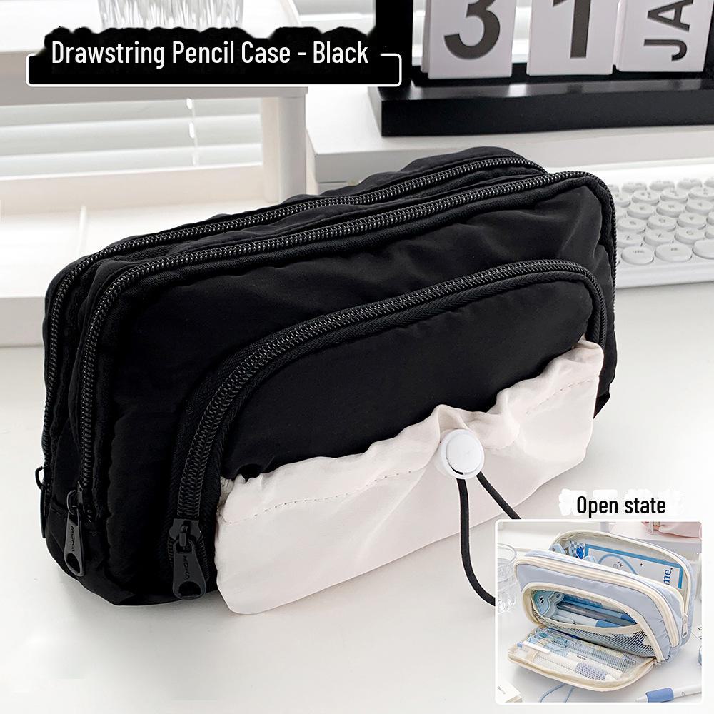 Stylish Multi-Layer Pencil Case for Girls & Teens: Spacious, Trendy Stationery Organizer