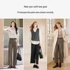 Xiangying Commuter Style Wool Blend Casual Pants