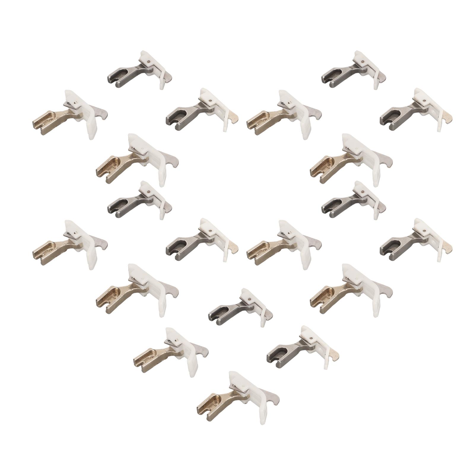 

20 шт. Лапка швейной машины Легкая установка Пластиковая сталь Правильный размер Набор лапок для